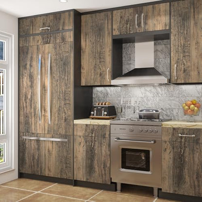 Distressed Wood Wallpaper Peel Stick 24inch Wide Wood Grain Contact Paper