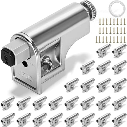 25 Pcs Soft Close Damper for Cabinet Doors/Wardrobe/Kitchen/Bookcase