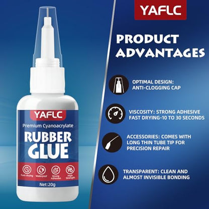 Rubbe Glue, Super Glue for Rubber 40g - style: Rubber Glue