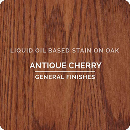 General Finishes Oil Based Penetrating Wood Stain, 1 Quart, Antique Cherry - color: Antique Cherry, size: 1 Quart
