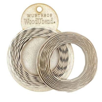 WoodUBend Trim TR808 215x0.8cm Heat Bendable & Flexible Wood Trims - DIY Craft, Furniture & Home Decor - Easy to Apply & Paint - Versatile, Reusable & Durable - size: TR808