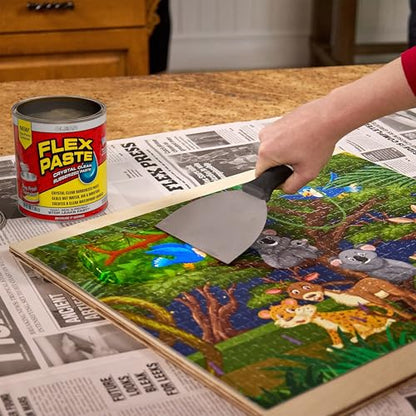 Flex Paste Rubberized Waterproof Sealant Paste, Clear, Quart - size: Quart
