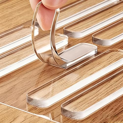 ZOMPAGO Clear Silicone Furniture Pads Cabinet Bumpers Wall Protection 30PCS - size: 30 PCS