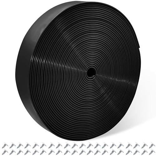 Vinyl Straps for Patio Chair Repair Kit 2'' Wide 50 Ft Long Replacement Straps + 50 Free Rivets for Outdoor Lawn Furniture Chaise Lounge Repair (Black) - color: Black, size: 50 Ft strap + 50 rivets