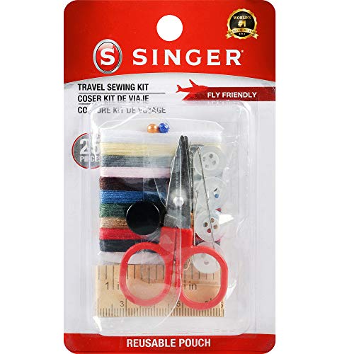 SINGER 00267 Sewing Kit in Reusable Pouch,