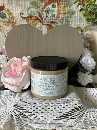 Dixie Belle Silk All-In-One Mineral Paint - Badlands (4oz) - color: Badlands, size: 4 Fl Oz (Pack of 1)