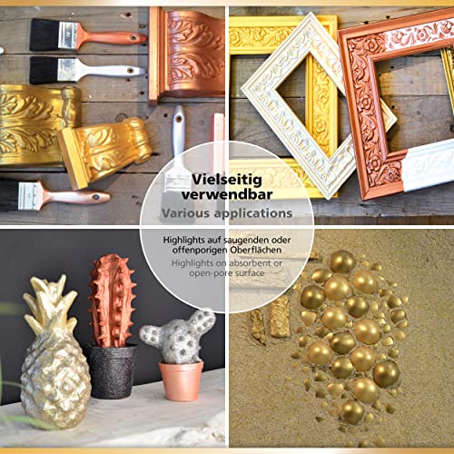 Viva Decor Inka Gold Premium Gilding Wax (903 Copper, 1,41 oz) metallic acrylic paint - craft paint set - effect paints - craft paints acrylic sets - apply, polish - done! - Made In Germany - color: Copper