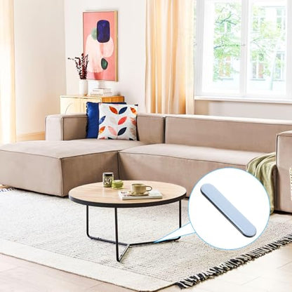 8 PCS Furniture Sliders Gliders, Self-Adhesive Floor Protector Pads Rectangle Furniture Sliders Furnitures Moving Pads Furnitures Feet Protectors for Carpeted, Hardwood Floors