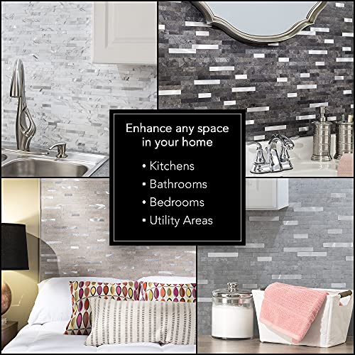Aspect Peel and Stick Collage Tile in Roman Slab (Sample) - color: Roman Slab, size: Sample Piece