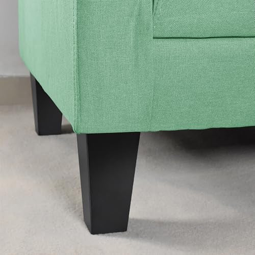 6 inch Furniture Legs Black Couch Legs Set of 4 Ottoman Replacement Sofa Legs for Sectional, Dresser, Recliner, Nightstand (6 inch (4pcs)) - size: 6 inch (4pcs)