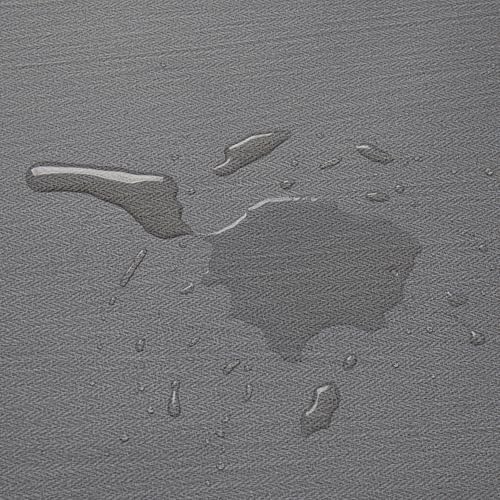 Haimin Fabric Wallpaper 24" x 393" Peel and Stick Textured Contact Paper - color: Gray