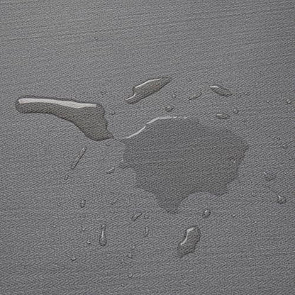 Haimin Fabric Wallpaper 24" x 393" Peel and Stick Textured Contact Paper - color: Gray