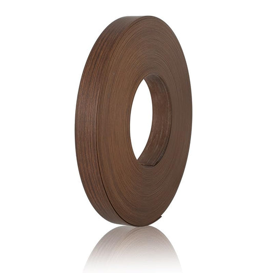 Brown Walnut Edge Banding, 15/16" x 300ft Master Roll PVC Edge Banding Tape, 1mm Thick Wood Grain Veneer Edging for Manufacturing, Commercial Cabinetry & Workshop Supply - color: Brown Walnut, size: 15/16 inch X 300 ft