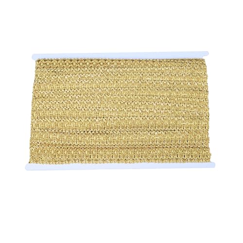 10 Yard 0.7 Inch Gimp Braid Trim, Gold - color: gold