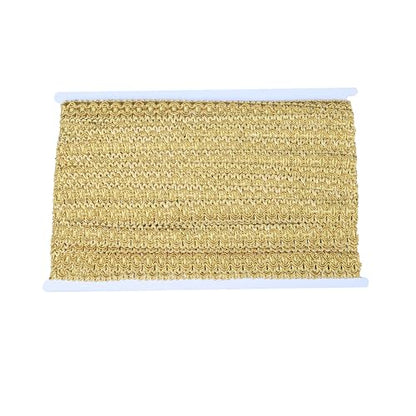 10 Yard 0.7 Inch Gimp Braid Trim, Gold - color: gold