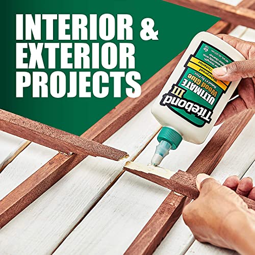Titebond III Ultimate Wood Glue Bundle, 16-Ounces #1414 (4-Pack)