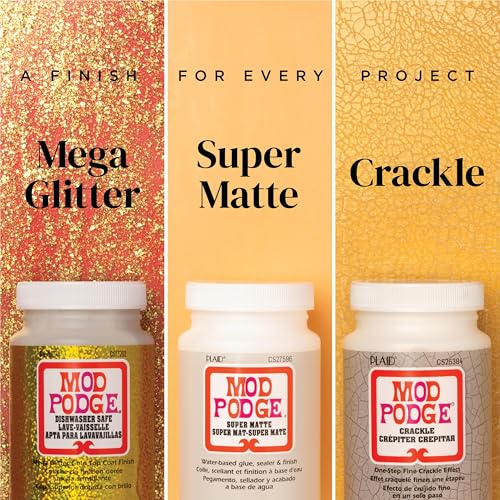 Mod Podge, Crystal Clear Gloss Glue, Sealer, and Finish, 8 fl oz