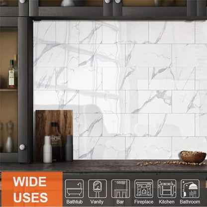 TUOKING Peel and Stick Backsplash Tiles for Kitchen,32 Sheets - color: SJM-01