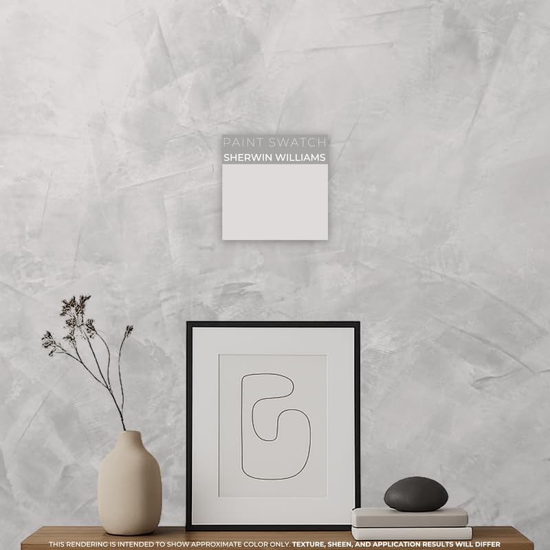 Violante Grassello Venetian Plaster – Authentic Italian Lime Plaster - color: Spatial White (SW6259), size: 35.27 Fl Oz (Pack of 1)