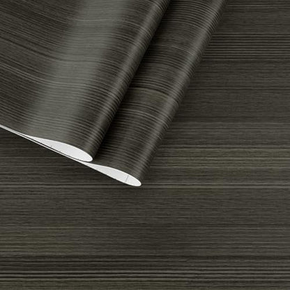 Black/Grey Wood Grain Contact Paper Counter Top Peel and Stick Waterproof - color: Black, size: 15.7" x 118"