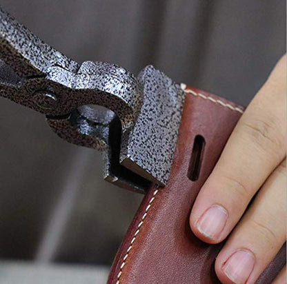 Flat Pliers Leather Making Tools Heavy Duty Horse Saddle Stitching Tool - style: pliers+clamp