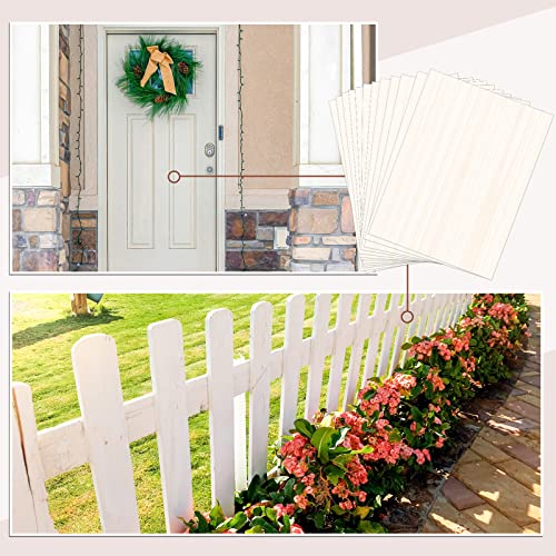 Mudder 20 Pieces Vinyl Siding Repair Kit 6 x 8 in Fence Repair Kit,Yellow - color: Yellow