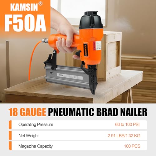 F50A Pneumatic Brad Nailer Trim Work