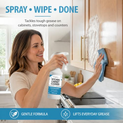 Kitchen Cabinet Cleaner Spray 5 fl.oz, Degreaser, No-Rinse