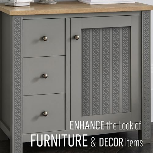 FolkArt Furniture Applique, Art Deco, 2" x 24", Perfect for DIY Home Décor Craft Projects, 70793 - size: 2" x 24", style: Art Deco