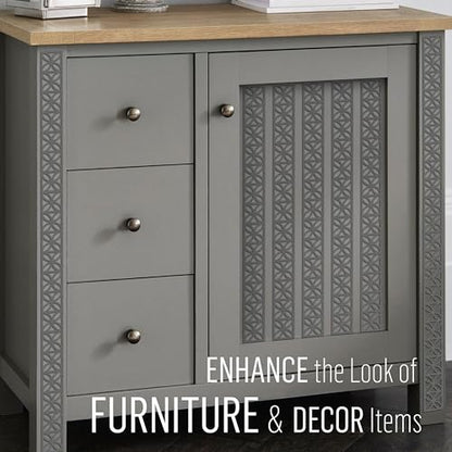 FolkArt Furniture Applique, Art Deco, 2" x 24", Perfect for DIY Home Décor Craft Projects, 70793 - size: 2" x 24", style: Art Deco