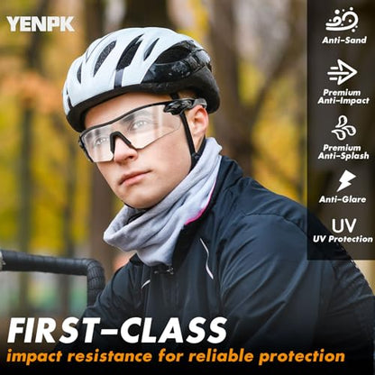 6 Pack Safety Glasses, ANSI Z87.1+UV Protective Eyewear, Impact Resistant Anti-Scratch Safety Goggles for Men Women - color: Clear