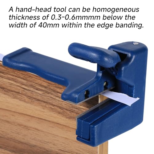 Banding Trimmer, Portable Manual Tail Trimming Woodworking Tool, Manual Wood Banding Trimming Machine Set, Double Banding Cutter Accessory for Furniture Cabinet Decoration