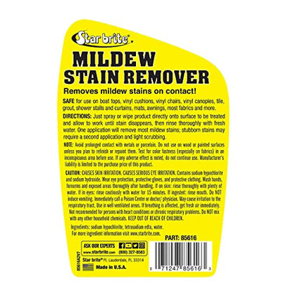 STAR BRITE Mold Stain & Mildew Stain Remover – Lifts Dirt & Removes Mildew Stains on Contact - 32 OZ (085632) - style: 32 Oz Spray