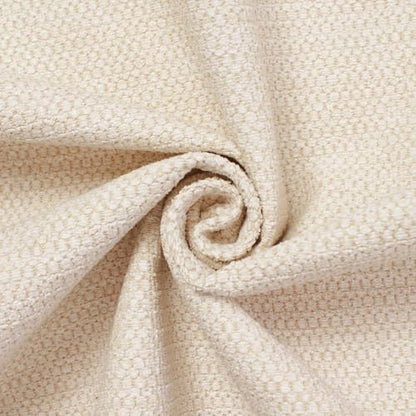 Textured Chenille Jacquard Upholstery Heavy Duty Polyester 58" Fabric by The Yard (Beige, 1 Yard) - color: Beige, size: 1 Yard