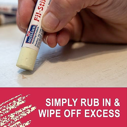 Mohawk Fil-Stik, Wax Putty Stick for Wood Repair, Burgundy Trace, M230-0053, 1 Count