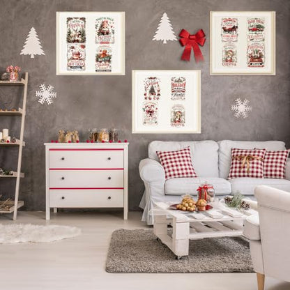 Christmas Rub on Transfers for Crafts, Slogan Iron on Furniture Decals - style: Christmas Slogan