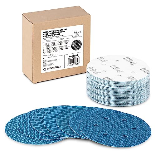 toolant Diamond Shape 6" 60-400 Grit Sanding Discs, 50Pack - style: (6 inches)50pcs