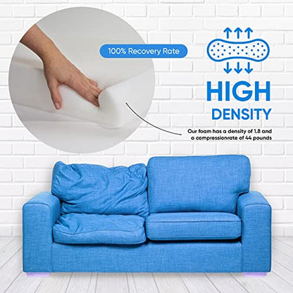 AK Trading CO. AK Trading Medium Density Cushion (Seat Replacement, Sheet, Padding), 5" H X 30" W x 72" L Upholstery Foam - style: 5 Inch H X 30 Inch W x 72 Inch L