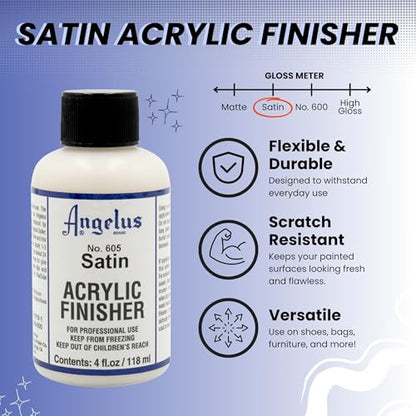 Angelus 605 Satin Finisher, 4 oz. - size: 4 Fl Oz (Pack of 1)
