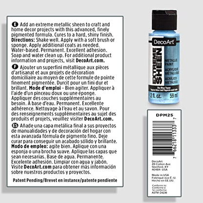 DecoArt Extreme Sheen Paint -Aquamarine, 2 Fl Oz (Pack of 1) - color: Aquamarine, size: 2 Fl Oz (Pack of 1)