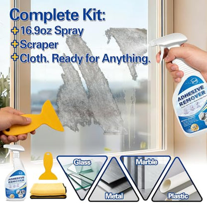 Adhesive Remover Spray, 16.9 oz, Removes Sticker, Label & Glue Residue Fast