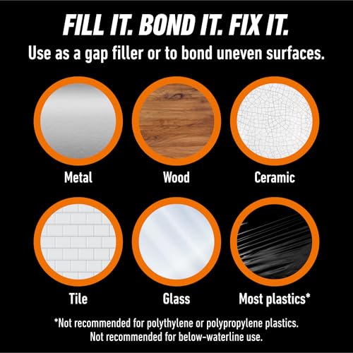 Gorilla 2 Part Epoxy, Incredibly Strong Bonding, 5 Minute Set, 0.85 oz