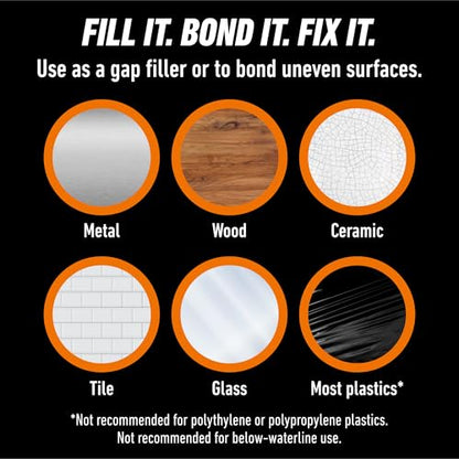 Gorilla 2 Part Epoxy, Incredibly Strong Bonding, 5 Minute Set, 0.85 oz