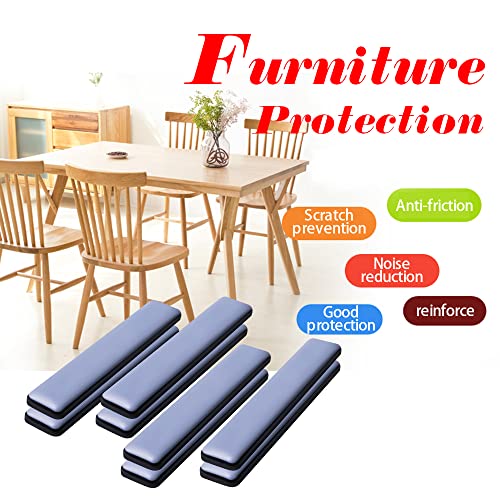 Furniture Sliders Pad，Appliance Sliders for Kitchen Appliances, Kitchen Appliance Sliders for Counter，Self Adhesive Small Appliance Slider （8,Rectangle 15 * 75mm，3/5 * 3in） - size: rectangle15*75mm