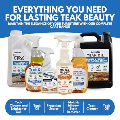 EcoDecors Teak Oil Spray 2 Pack, 48 oz Wood Conditioner & Protectant - style: Teak Oil 2 Pack