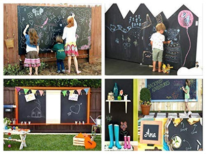 Chalkboard Blackboard Paint - Matte Finish [Black] - (8.5oz Cover 32 sf) - color: Black, style: 8.5oz Metal Can