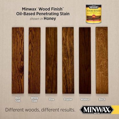 Minwax 700494444 Wood Finish, Honey, 1 Quart - color: Honey, size: 0.25 Gallon