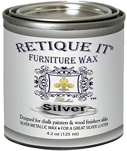 Retique It by Renaissance Furniture, 4.2 oz, Silver Wax - color: Silver