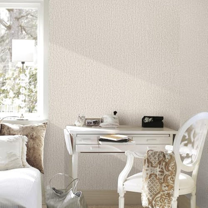 Gray Grasscloth Peel and Stick Wallpaper Renter Friendly Wall Covering Adhesive Contact Paper 15.7inch x 393.7inch Rustic Wall Vinyl Traditional Textured Paper - color: Gray, size: 15.7" x 393.7"