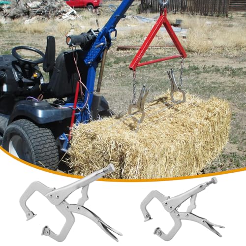 4 Pack 11 & 6 Inch C Clamp Locking Pliers with Swivel Pads, Heavy Duty C Clamp Welding Pliers for Woodworking and Home Improvement - size: 4 Pack 11 & 6 Inch